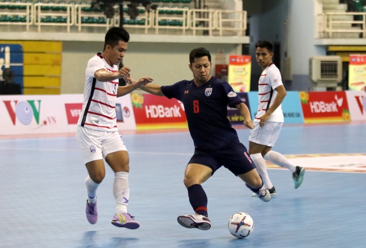 Thái Lan lại tạo ra tỷ số hủy diệt ở giải Futsal Đông Nam Á