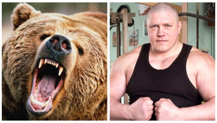 VIDEO: Võ sĩ MMA đánh nhau với gấu khổng lồ