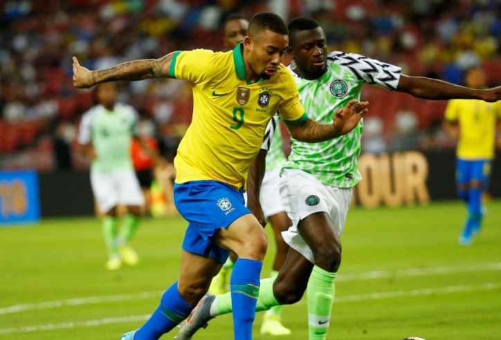 Neymar nghỉ sớm, Brazil và Nigeria tạo nên trận cầu gần như hoàn hảo