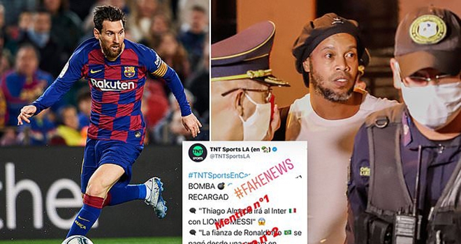 Messi phủ nhận cứu Ronaldinho, xác minh chuyện đến Inter Milan