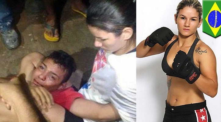 Tên cướp khóc lóc gọi bố mẹ sau khi động đến nữ võ sĩ MMA