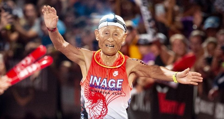 Cụ ông Nhật Bản tự phá kỷ lục 'Người Sắt' già nhất thế giới