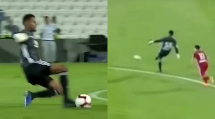 VIDEO: Thủ môn trượt cỏ cũng đủ khiến tiền đạo mất bàn thắng