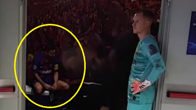 VIDEO: Messi ngồi chết lặng sau cơn ác mộng ở Lisbon