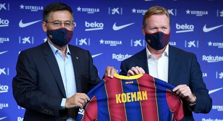Ứng viên chủ tịch Barca cảnh báo sa thải HLV Koeman nếu đắc cử