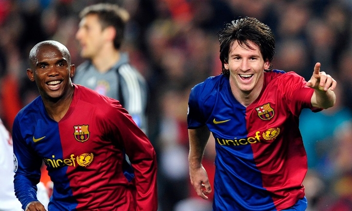 Eto'o: 'Messi như con trai tôi'