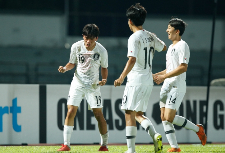 Dễ dàng đánh bại Thái Lan, U16 Hàn Quốc giành vé tới Bahrain