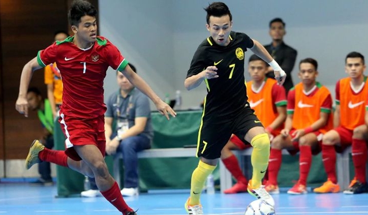 Futsal Indonesia giành chiến thắng sát nút Futsal Malaysia