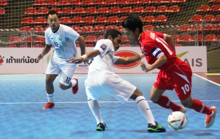 Futsal Myanmar dễ dàng đánh bại Timor Leste