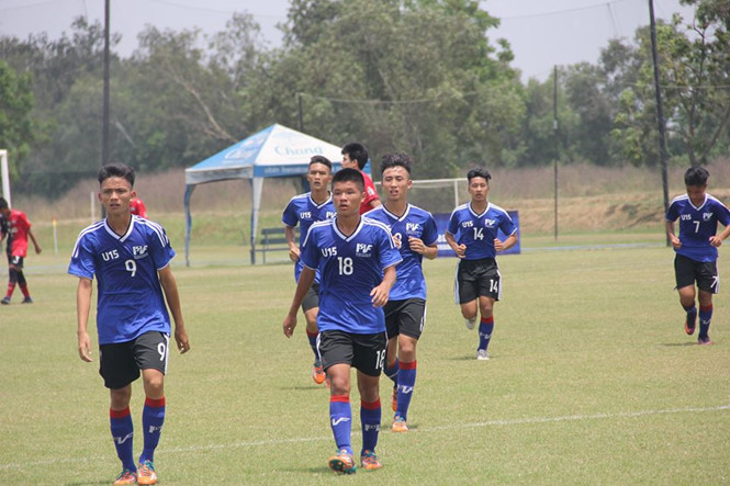 U14 PVF vùi dập các đội bóng Thái Lan