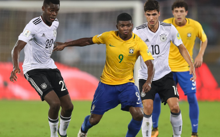 Kết quả vòng tứ kết U17 World Cup: Đức bại trận trước Brazil