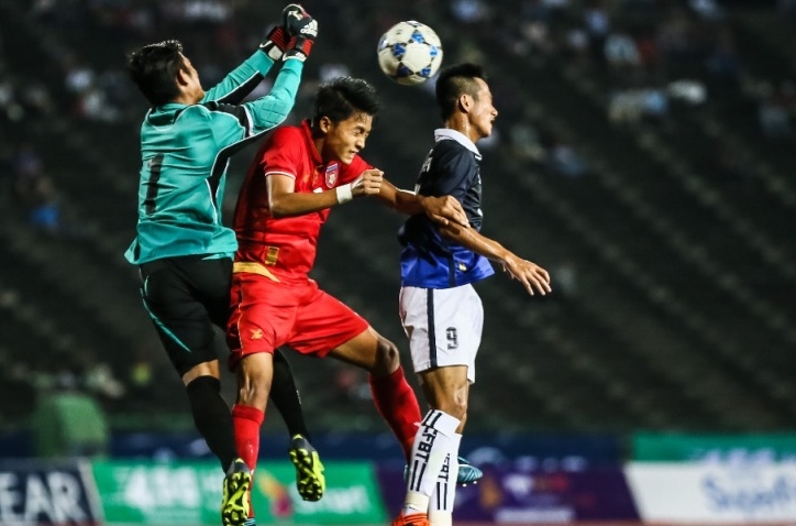 HLV U19 Myanmar khâm phục ý chí của người Campuchia