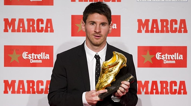 Leo Messi chính thức nhận giải Chiếc giày Vàng