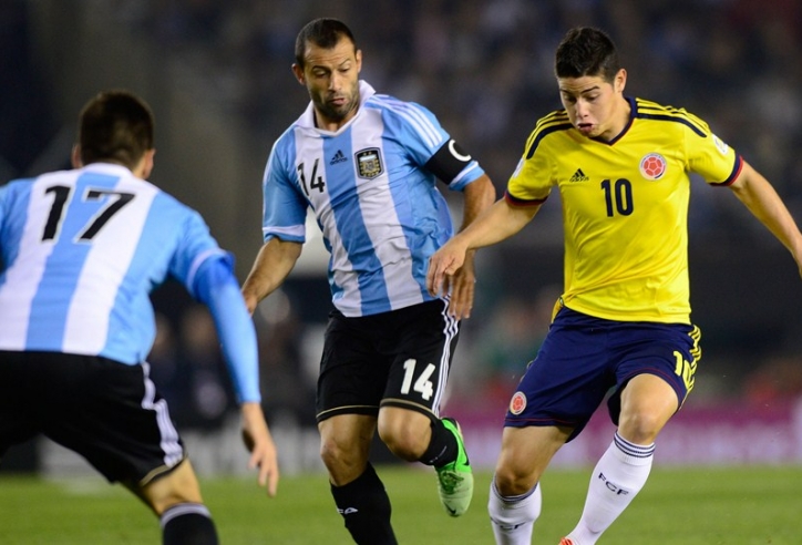 Argentina hòa Colombia trong ngày thiếu vắng Messi 