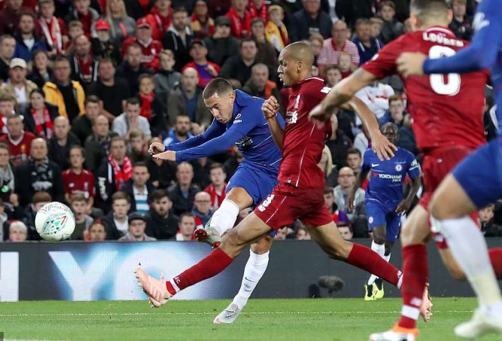 Hazard tỏa sáng, Chelsea đả bại Liverpool ở Cup Liên đoàn