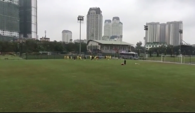 VIDEO: Các cầu thủ Hà Nội tập luyện ở ĐT U23 Việt Nam