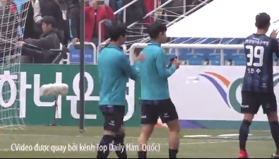VIDEO: Nụ cười rạng rỡ của Công Phượng trên sân bóng Hàn 