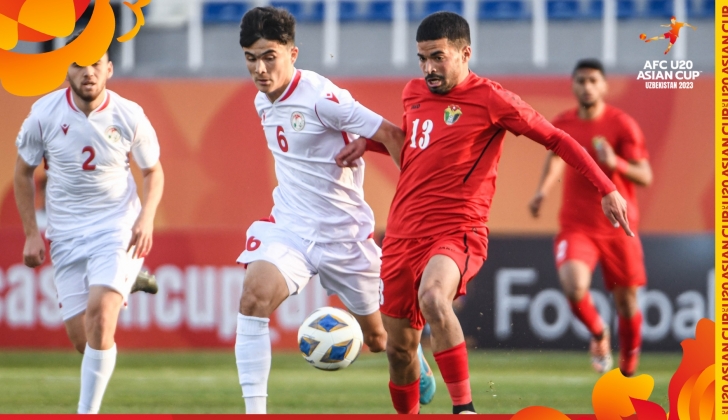 Ông lớn châu Á thị uy sức mạnh, hạ đẹp U20 Tajikistan ở giải châu Á