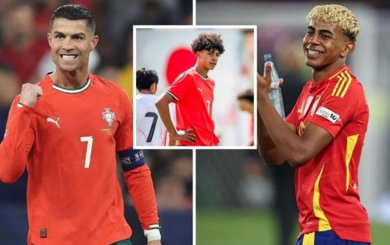 Con trai Ronaldo lên tiếng 'cà khịa' Yamal