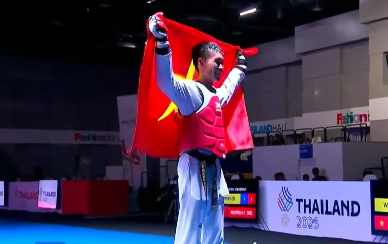 Taekwondo mang về tấm HCV thứ 6 cho thể thao Việt Nam