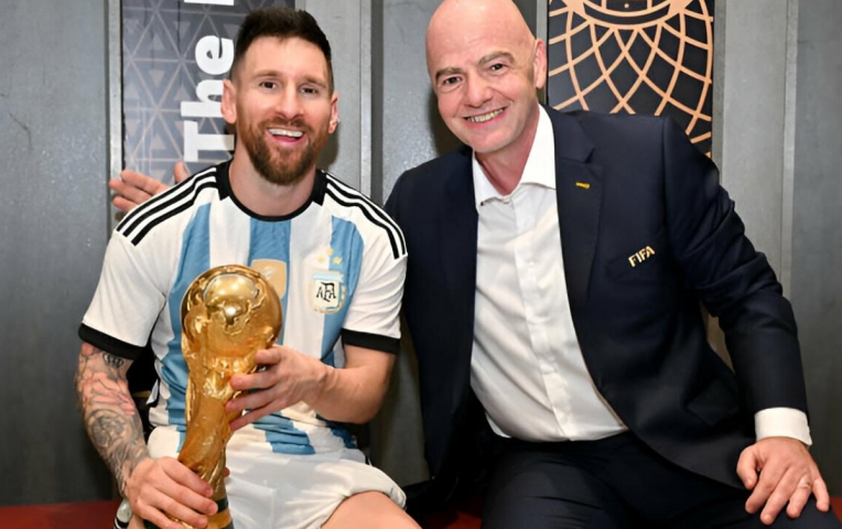 Chủ tịch FIFA Infantino khẳng định ông dùng Messi để giúp bóng đá Mỹ