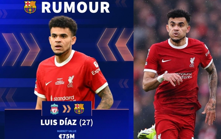 Liverpool chốt giá bán Luis Diaz cho Barca