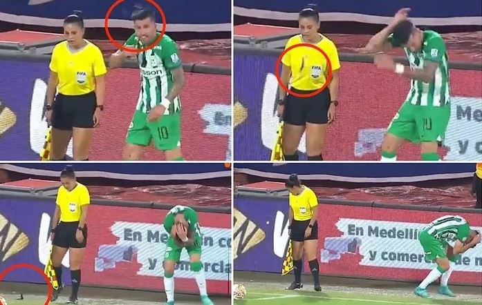 Sốc: Cầu thủ Uruguay bị ‘phóng dao’ trúng đầu khi đang thi đấu