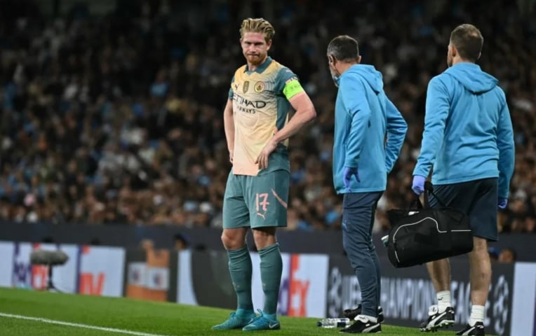 De Bruyne báo tin buồn đến Man City trước thềm đại chiến Arsenal