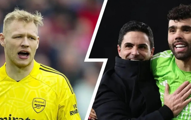 Aaron Ramsdale nói thẳng về David Raya khi rời Arsenal