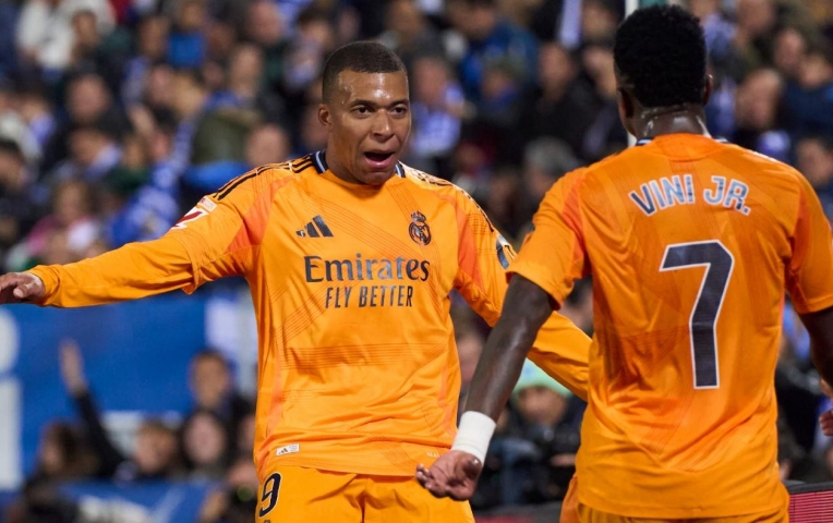 Real Madrid thắng dễ Leganes: Mbappe và Bellingham tỏa sáng