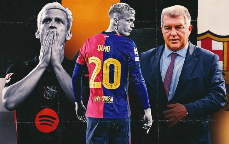 'Trò hề Dani Olmo' và nỗi nhục lớn nhất lịch sử Barca