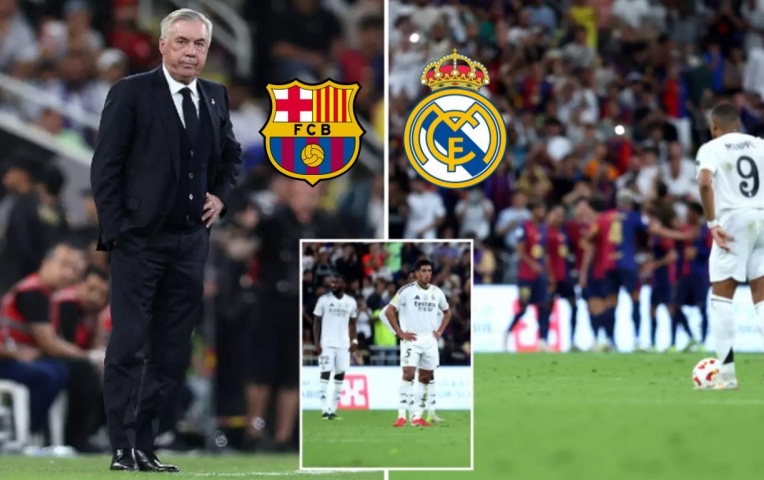 CĐV Real Madrid chính thức cạn kiên nhẫn với một cái tên sau trận thua Barca