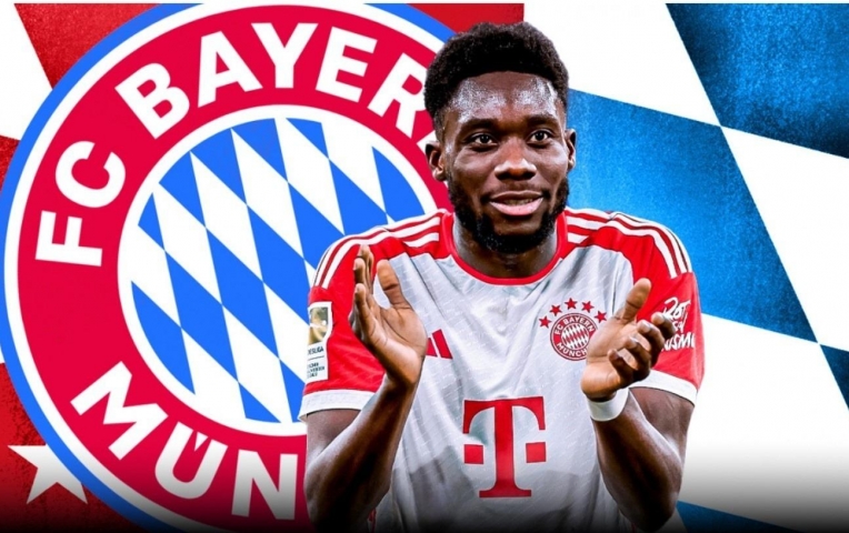 Bayern Munich thành công 'trói chân' Alphonso Davies với mức lương khổng lồ