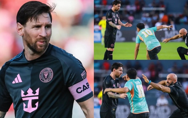 Vệ sĩ Messi lần đầu 'thua cuộc' trước một fan cuồng