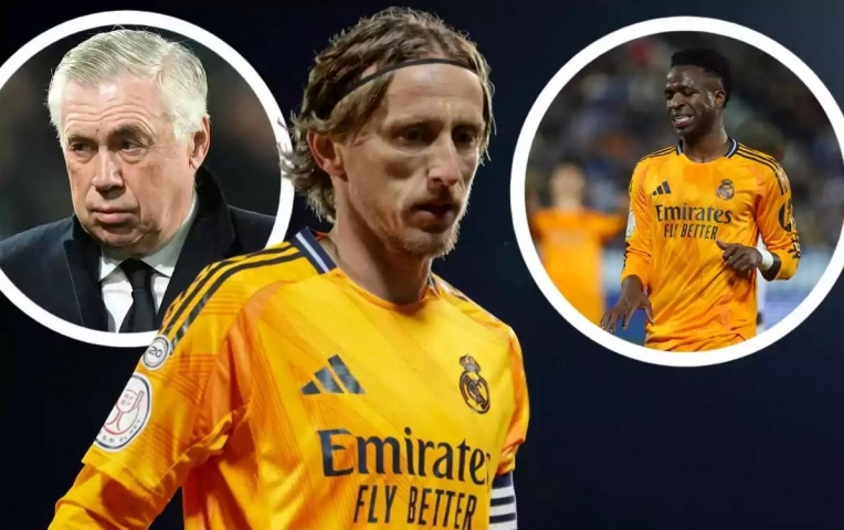 Modric mắng thẳng mặt Vinicius, Real Madrid lộ rạn nứt ngay trên sân