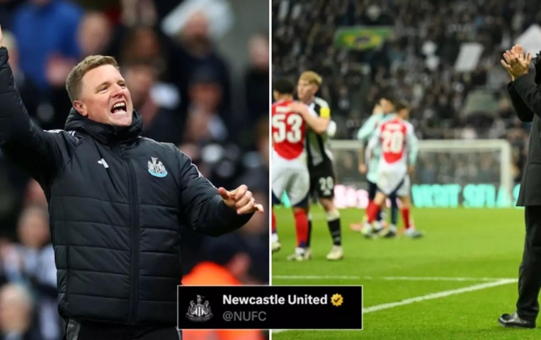 Newcastle làm bẽ mặt Arteta và Arsenal chỉ qua một hành động