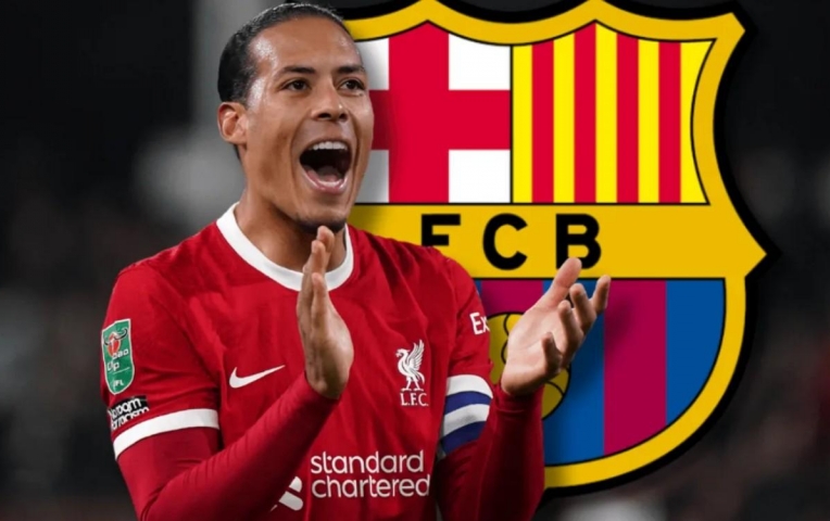 Barca nhăm nhe 'cuỗm' Van Dijk của Liverpool ngay hè này