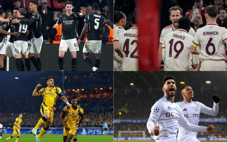 Xác định 4 đội bóng chắc suất vào Tứ kết Champions League