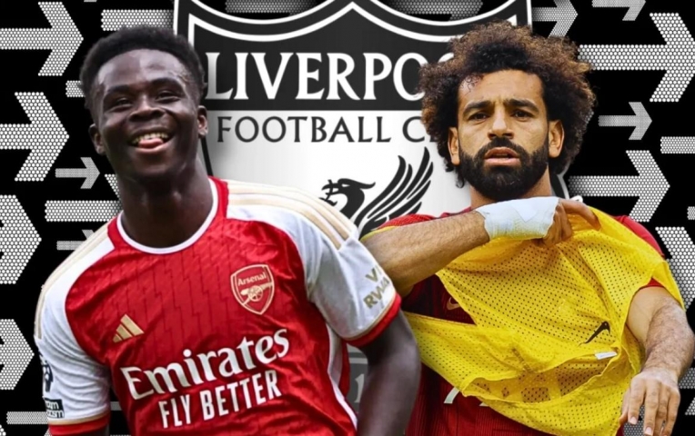 Liverpool dừng bước ở C1, CĐV Arsenal tuyên bố Saka hơn hẳn Salah