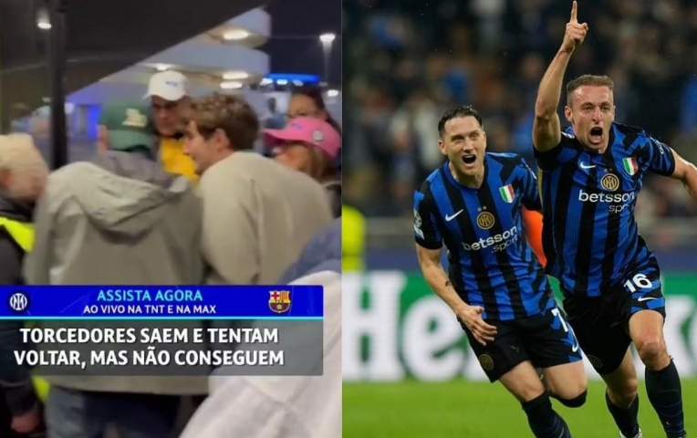 CĐV Inter Milan trả giá đắt vì bỏ về trong đêm địa chấn trước Barcelona