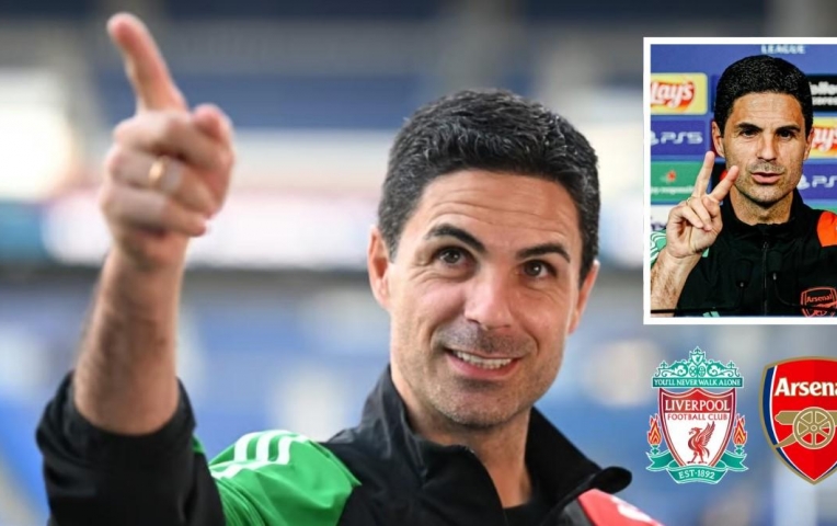 Phát ngôn thiếu kiểm chứng của Arteta về Liverpool gây bão MXH