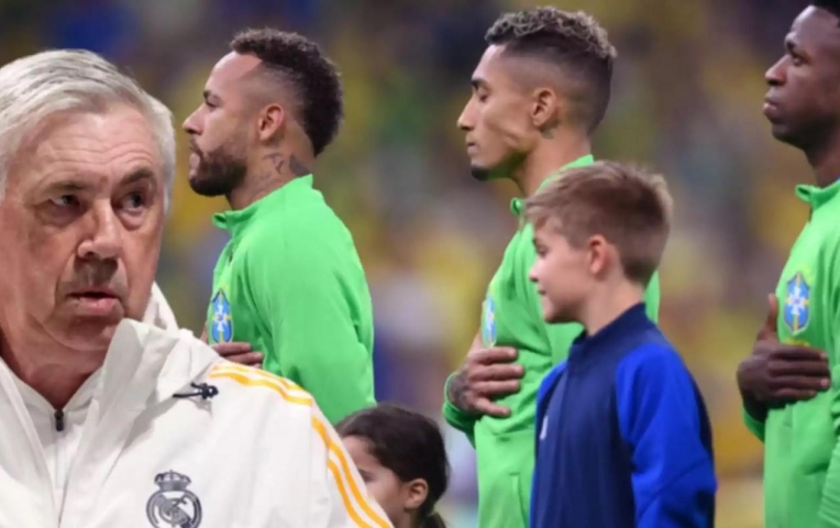 Khủng hoảng đầu tiên của Ancelotti tại ĐT Brazil gọi tên Vinicius