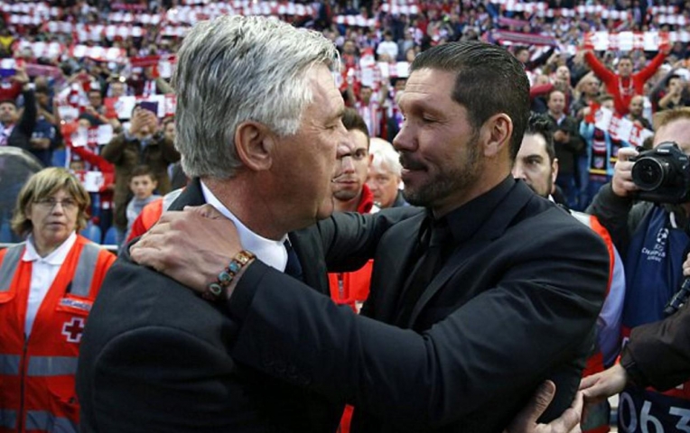 Simeone thốt lên điều bất ngờ khi Ancelotti rời Real Madrid