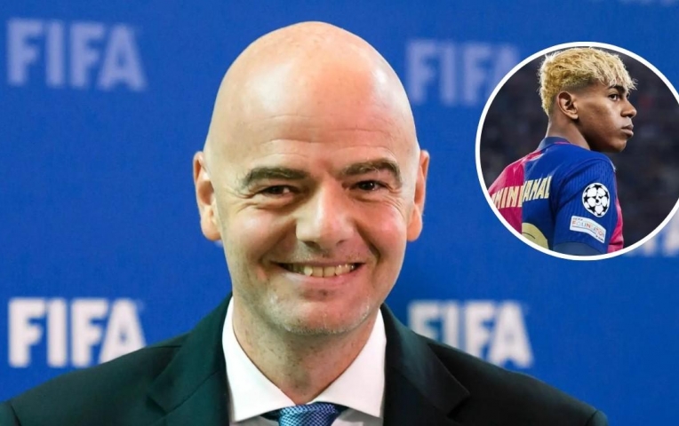 Chủ tịch FIFA bất ngờ thốt lên một điều về tương lai của Lamine Yamal