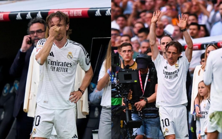 Luka Modric bật khóc: 'Khoảnh khắc tôi không muốn giờ đã đến'