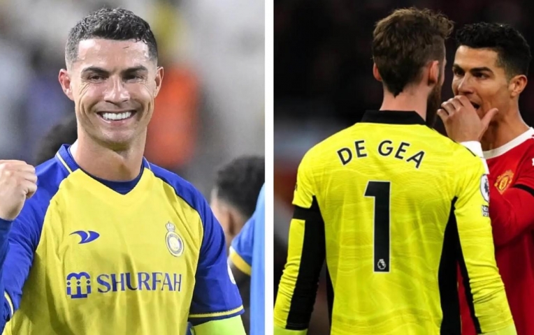 Ronaldo bị De Gea 'châm biếm'