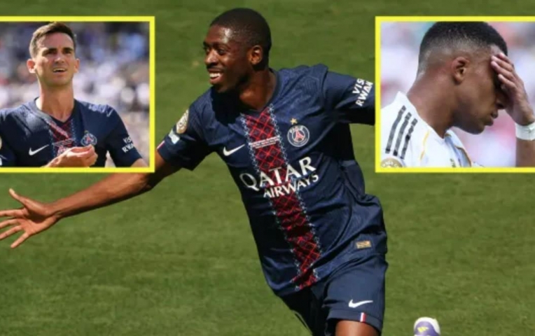 Dembele đi vào lịch sử trước Real Madrid