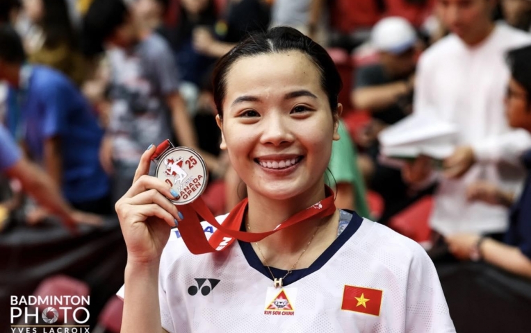 Thùy Linh nhận thưởng bao nhiêu từ ngôi á quân giải Canada Open?