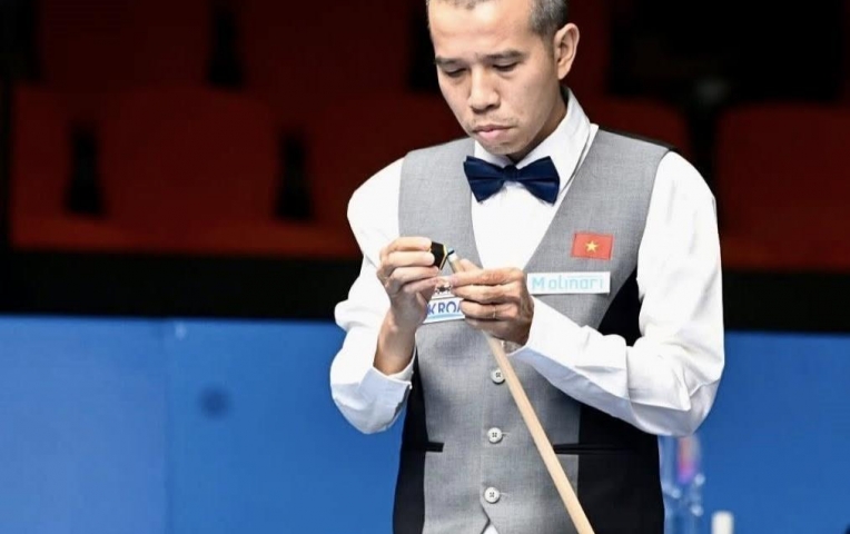 Cơ thủ Trần Quyết Chiến giành vé vào tứ kết World Games