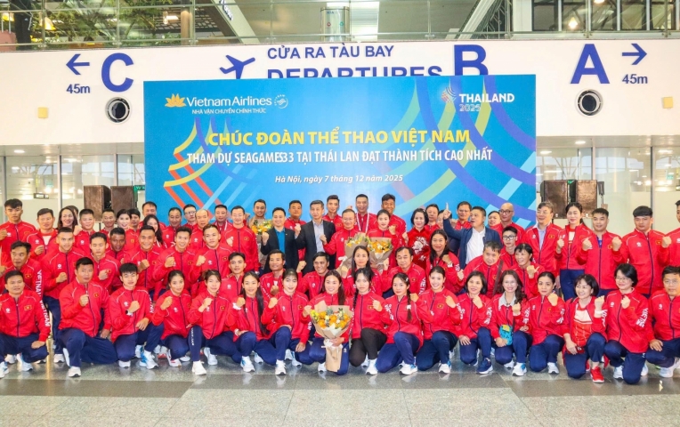 Đoàn thể thao Việt Nam chính thức lên đường dự SEA Games 33